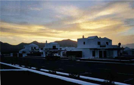 View from Terrace at night